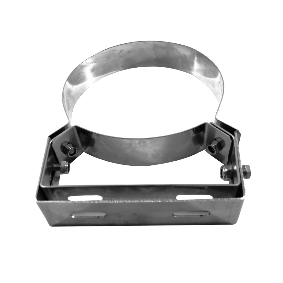 Abrazadera Antivuelco Regulable Doble Pared Inox-Galva A-304/Z-275