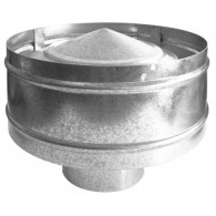Deflector estático modelo B-3 Antirrevoco Inox A304 Brillo/Mate o Acero Galvanizado