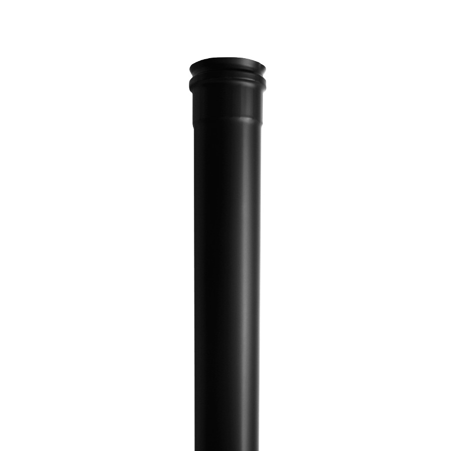 Módulo Recto 1000mm Simple Pared Vitrificado Negro Fonté 1,5mm