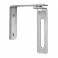 Double metallic PVC channel support