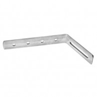 Metal support plate for PVC channel