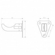 Plaque de support de radiateur pavage triangulaire