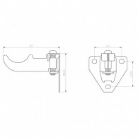 Pavage triangulaire d’aluminium radiateur support plaque