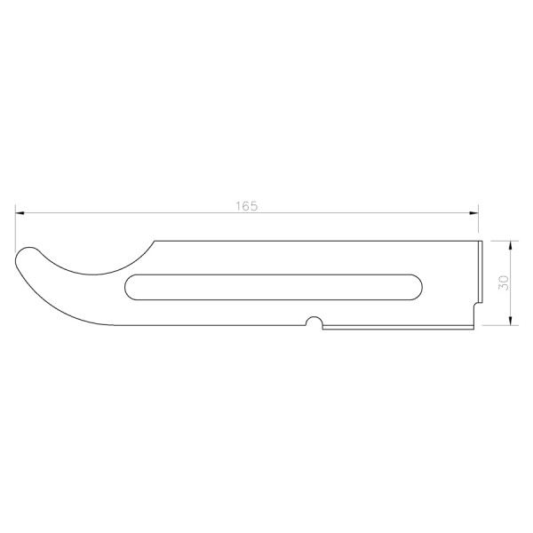 Soporte Radiador Empotrar SRCE3C croquis