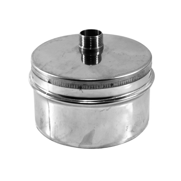 Tapa con Desagüe Doble Pared Inox-Galva A-304/Z-275