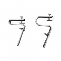 Soporte metálico curvado para Canal de PVC