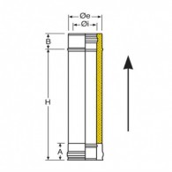 Module de droite 1000 mm