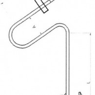 Soporte metálico curvado para Canal de PVC