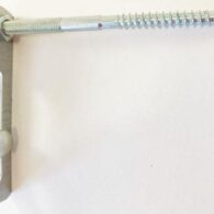 Metal holder tip for PVC channel
